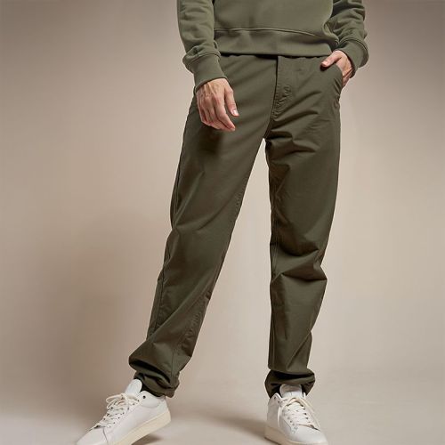 Men's Cotton Twill Chino Trousers - Olive
